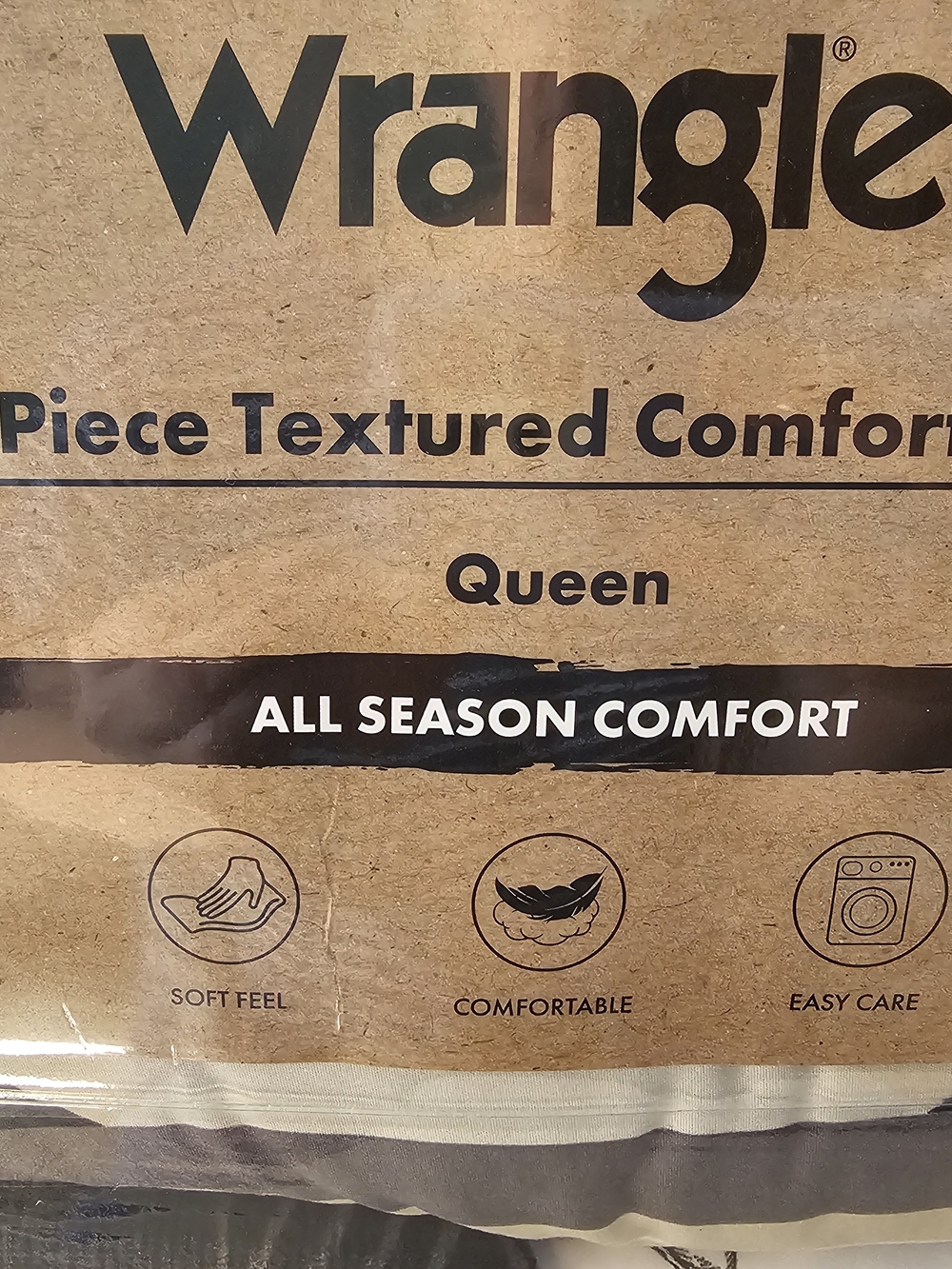 Wrangler 8-Piece Textured Comforter Set - Black & White Tribal - Picture 2 of 8